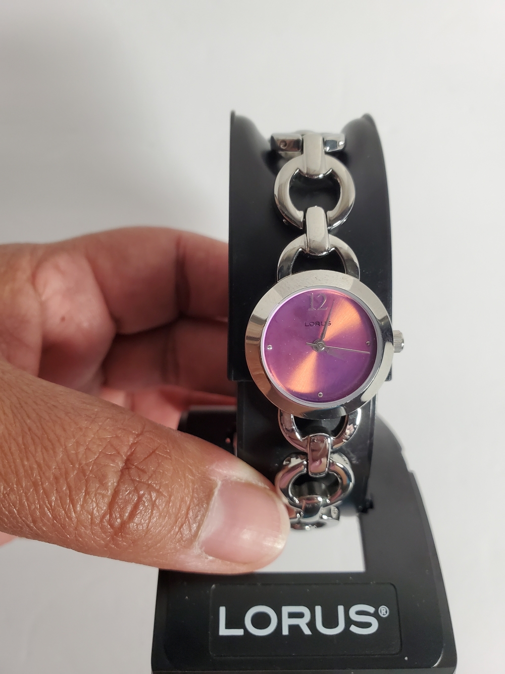 Women's Purple Sunburst Dial Bracelet Watch LORUS by SEIKO